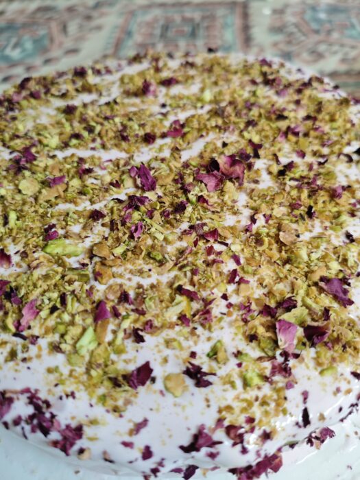 Rose Pistachio Cake